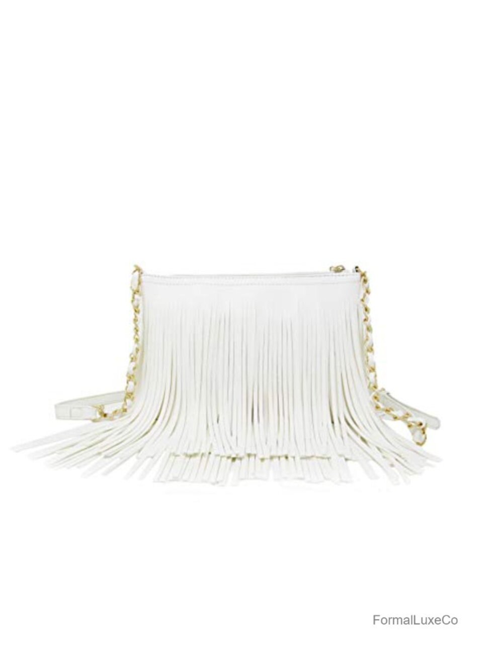 Fringe Crossbody Shoulder Bag Faux Leather Tassel Messenger Purse with Strap